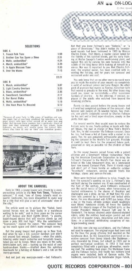 64 Carousel Park LP Text 1.JPG (194253 bytes)